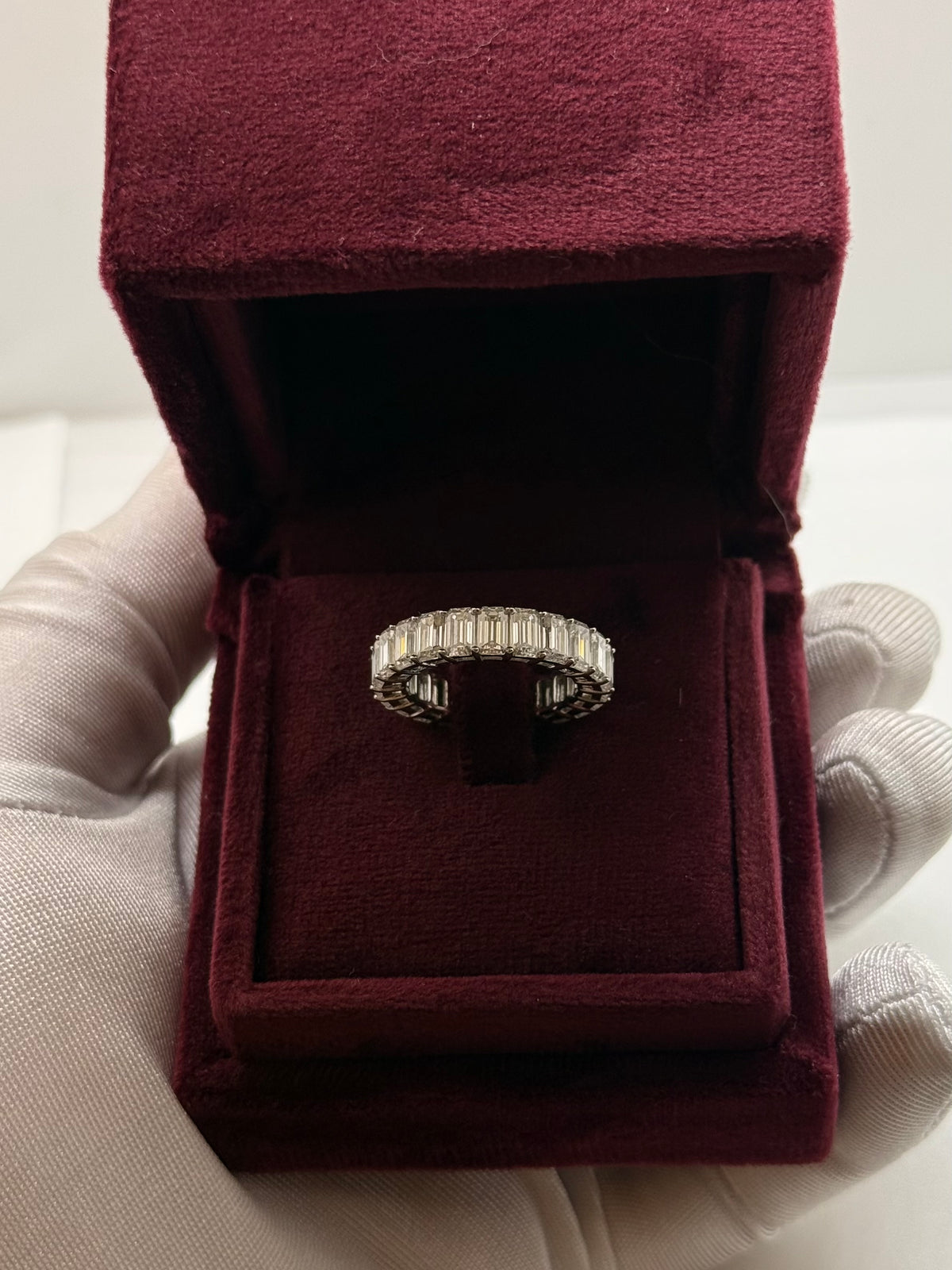 Eternity In Moissanite Baguette