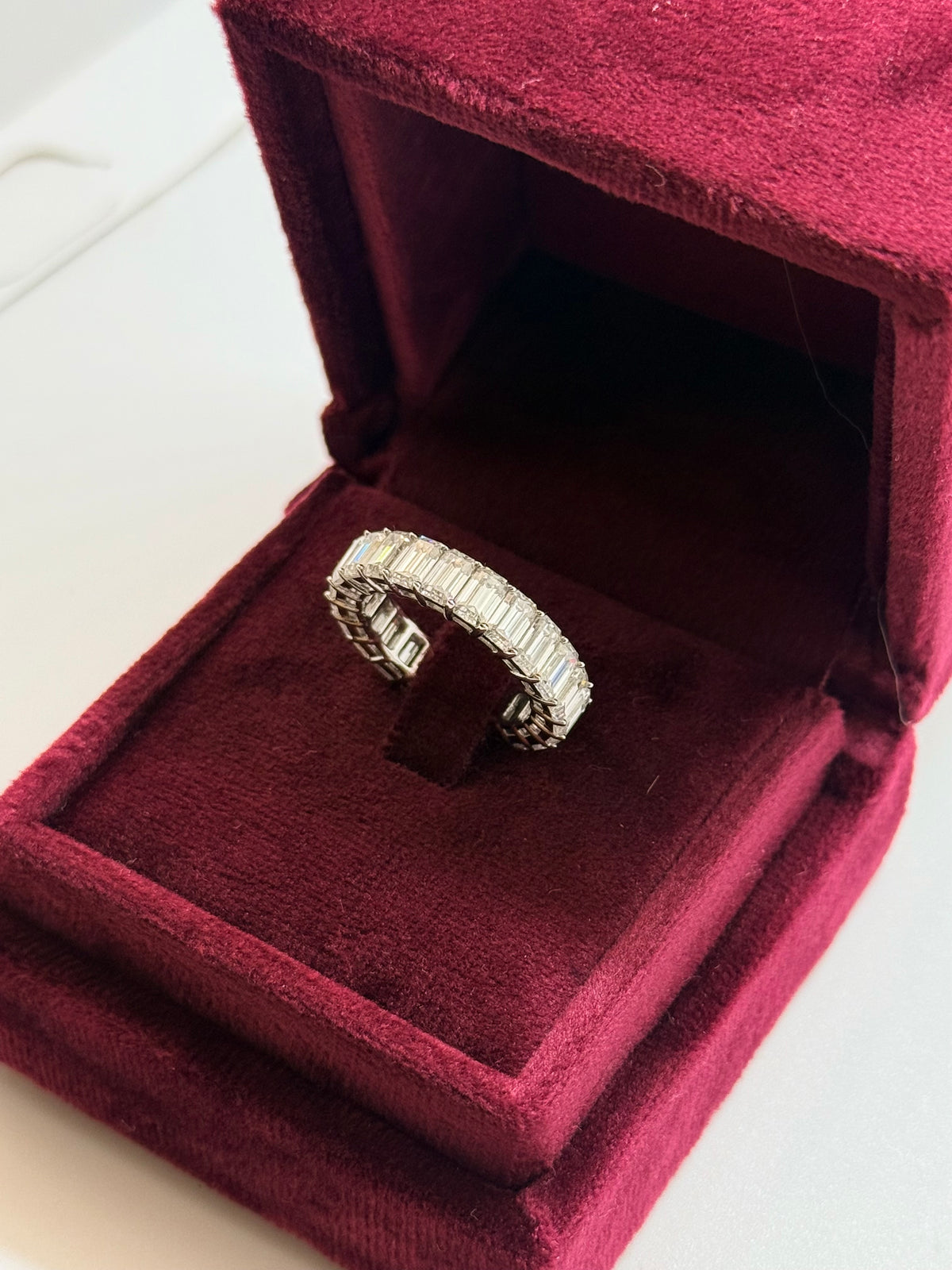 Eternity In Moissanite Baguette