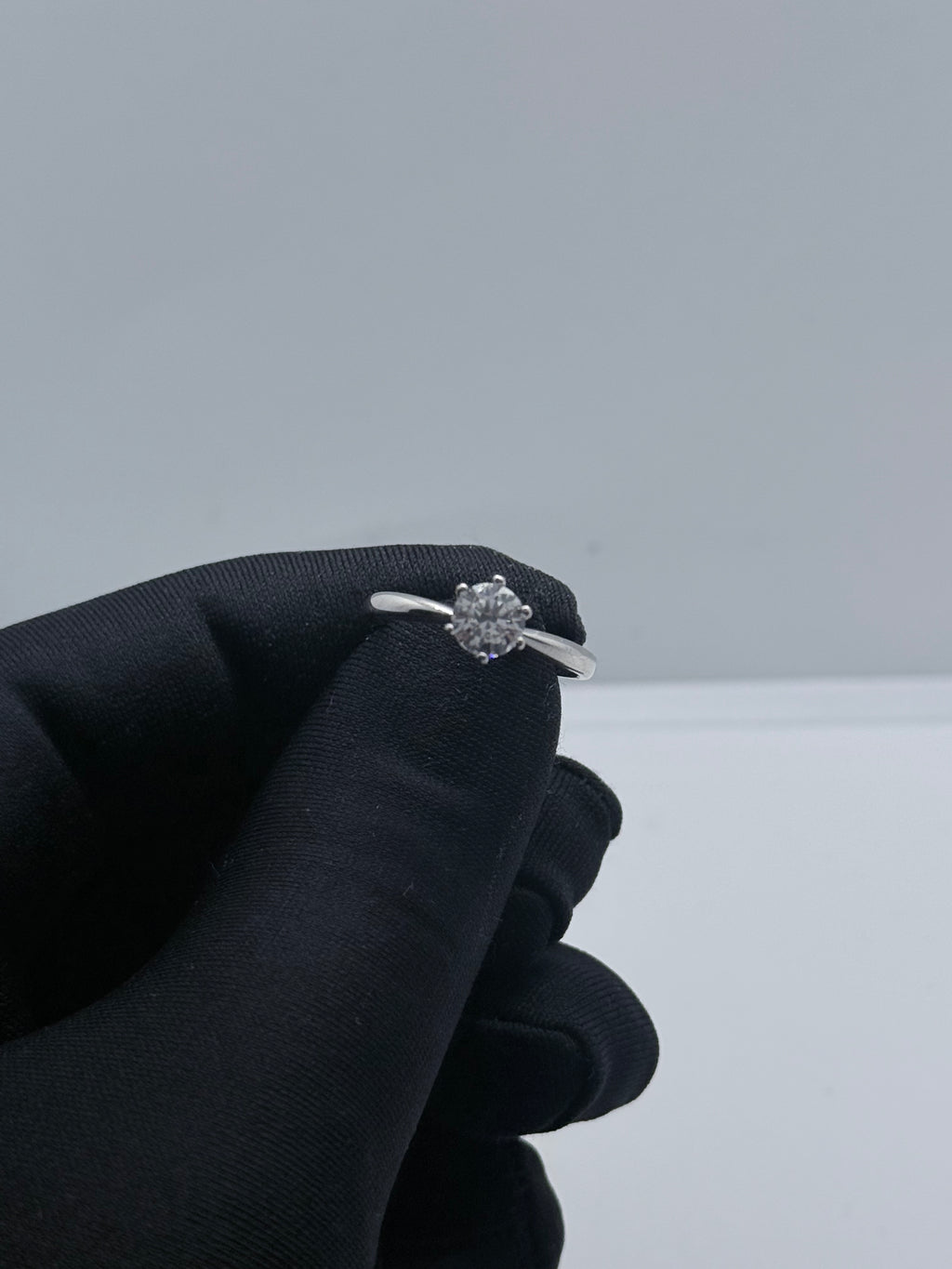 Solitario moissanite 0.5