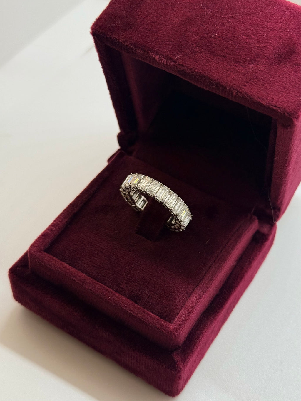 Eternity In Moissanite Baguette
