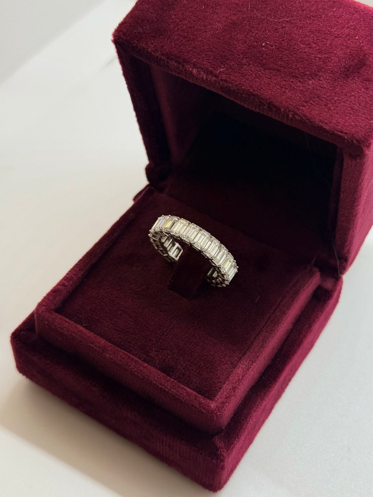 Eternity In Moissanite Baguette