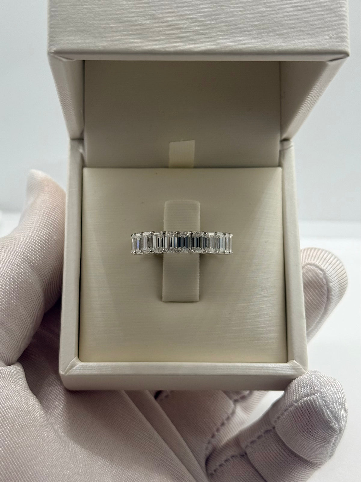 Eternity In Moissanite Baguette