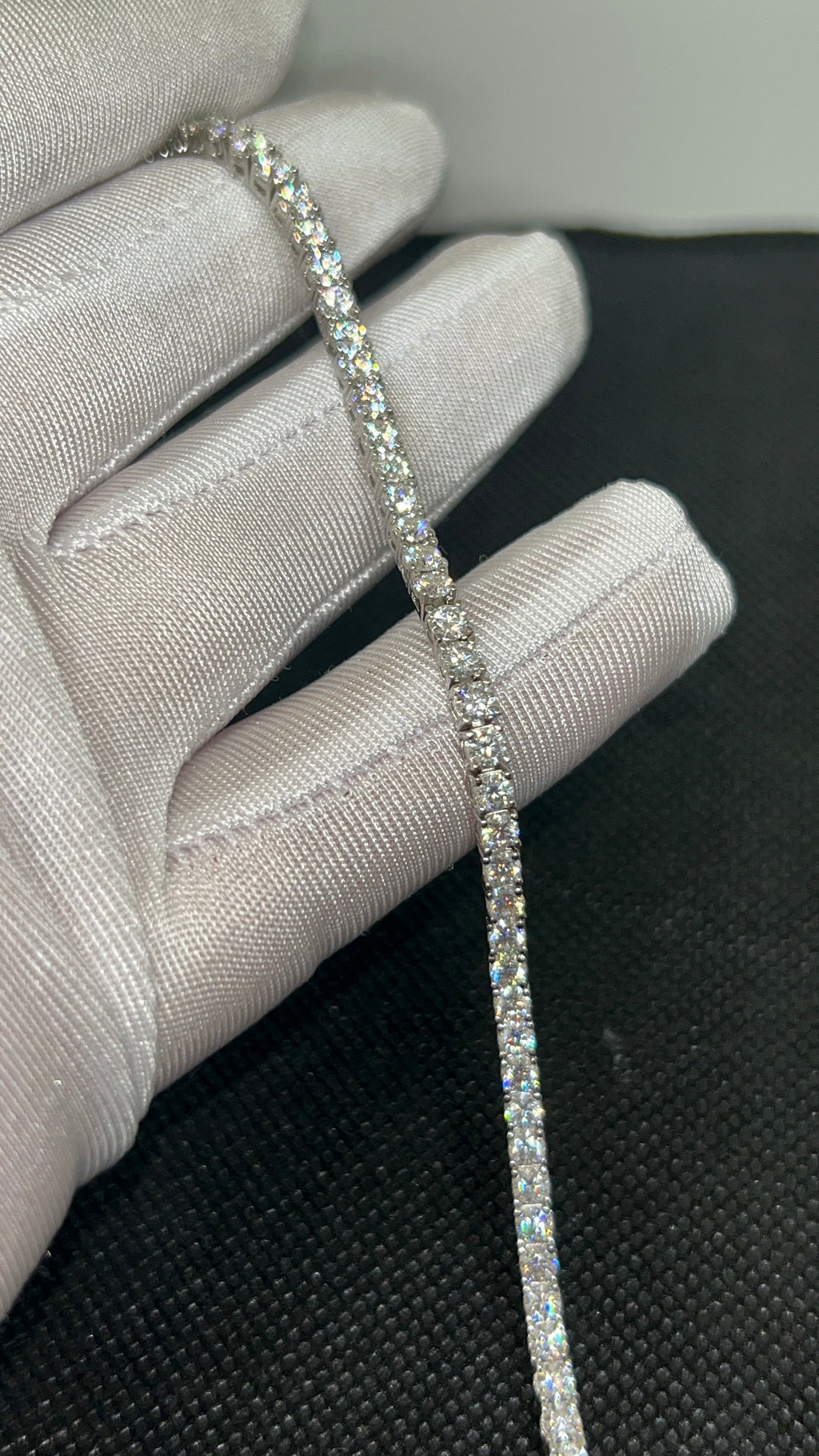 Bracciale Tennis in Moissanite 3mm
