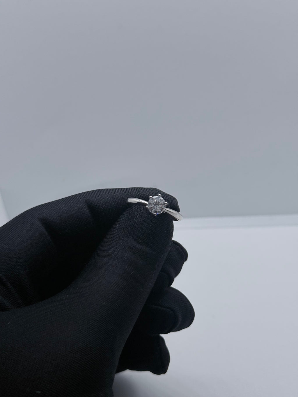 Solitario moissanite 0.5