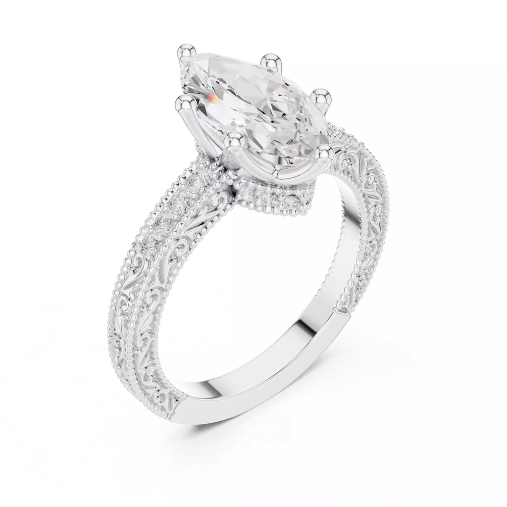 Anello Marquise