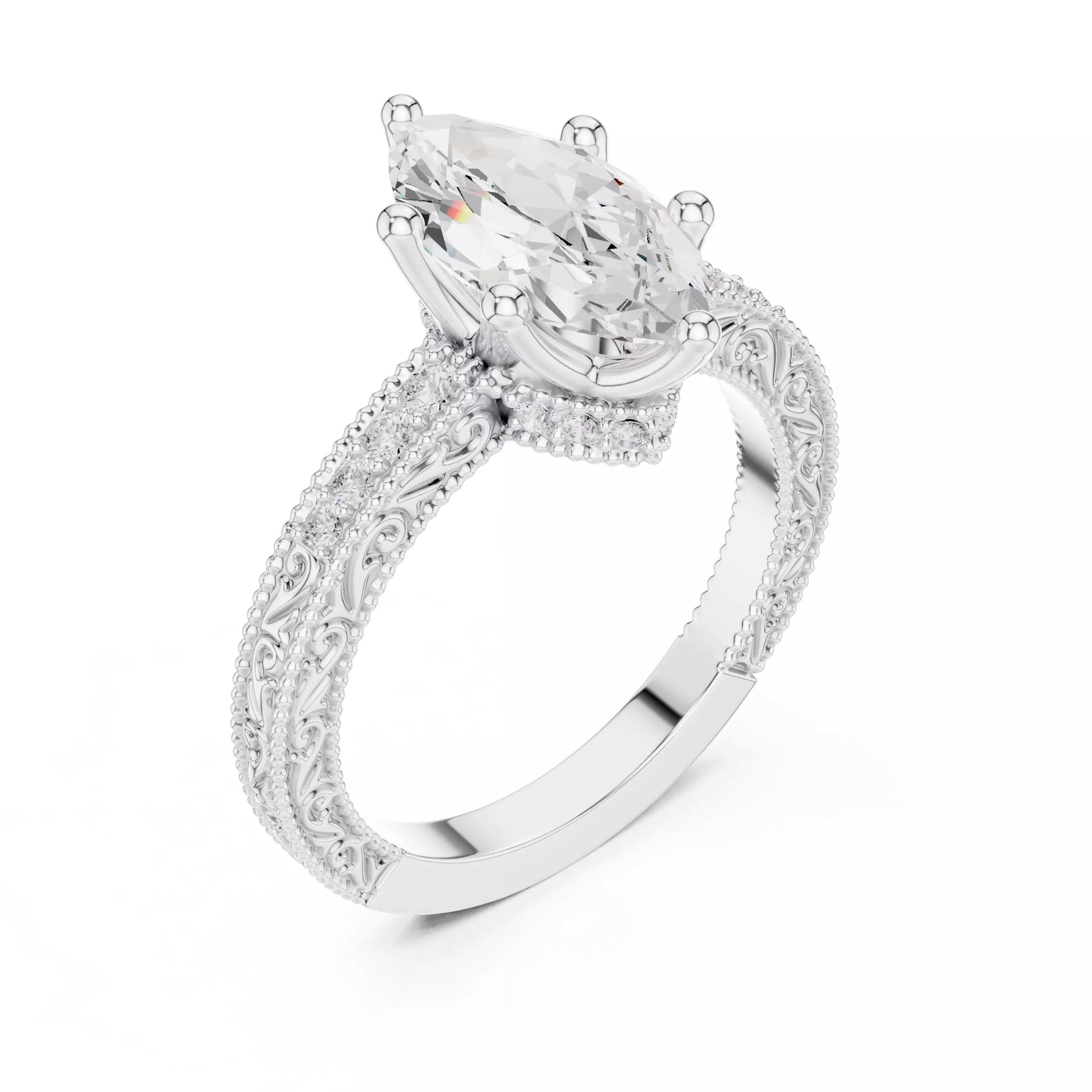 Anello Marquise